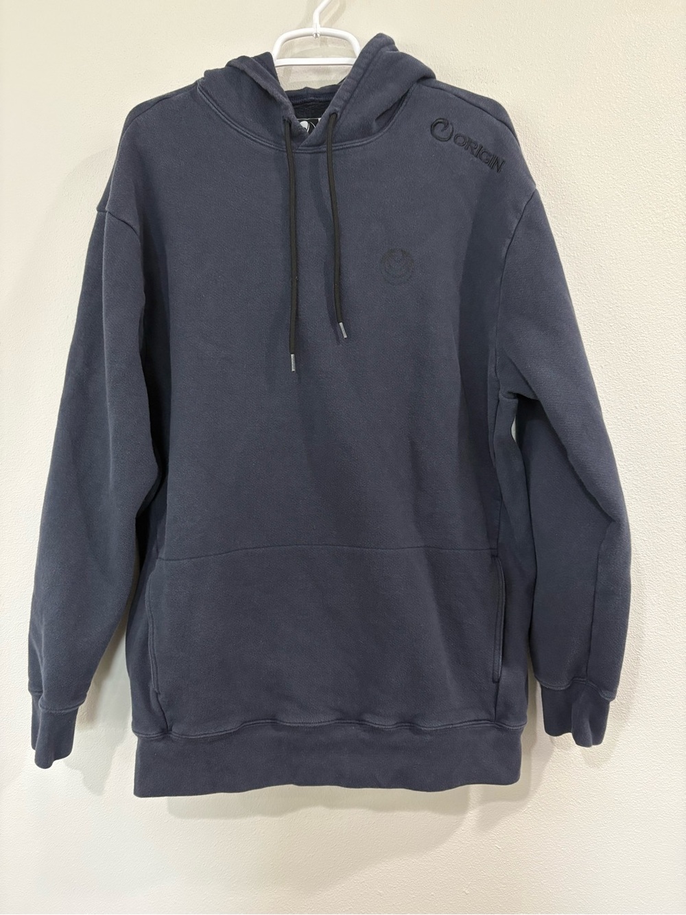 Origins Men's Hooded Pullover Sweatshirt - Navy Charcoal